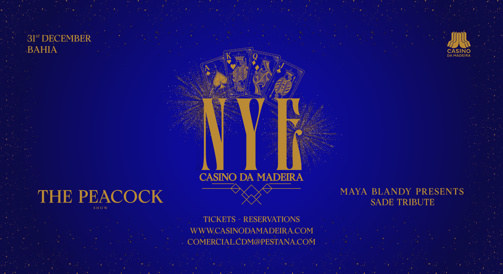 Festa de passagem de ano no Casino